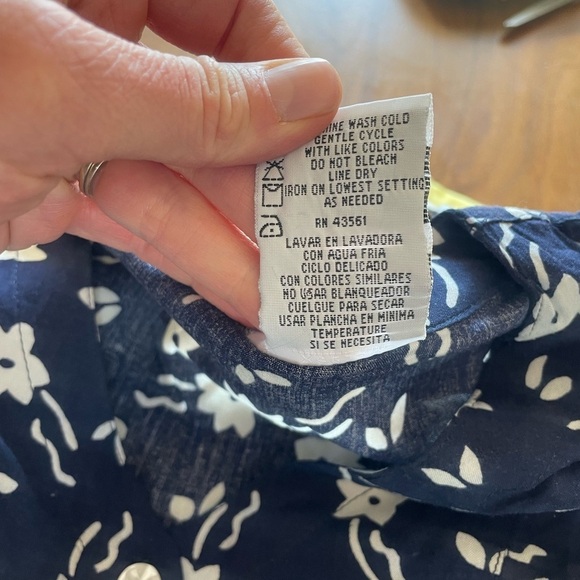 Vintage Blue Floral Shorts Romper - Picture 11 of 14